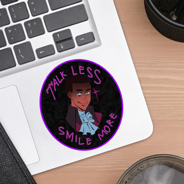 Hamilton | Burr smile more sticker