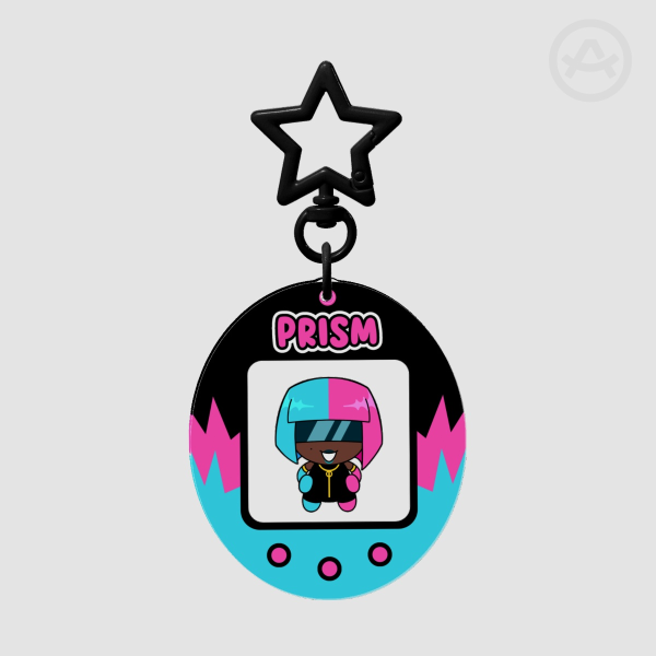 Prism Dispatch Tamagotchi Keychain
