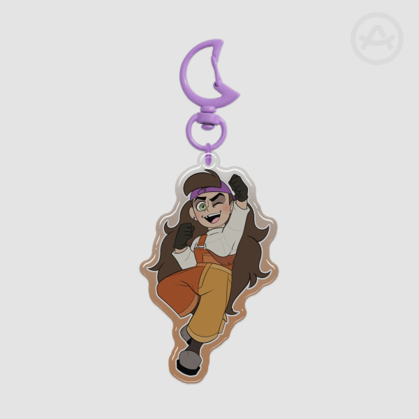 Frankie Epoxy Acrylic Colored Charm