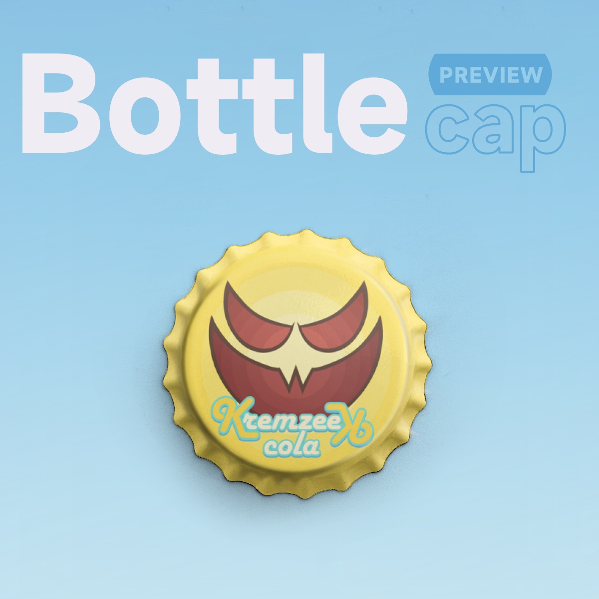 KremzeeK Cola Bottlecap Badge