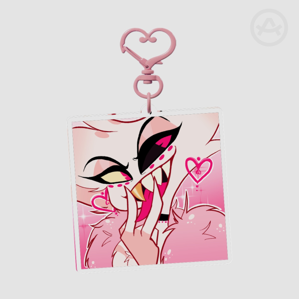 Angel Dust Portrait Keychain