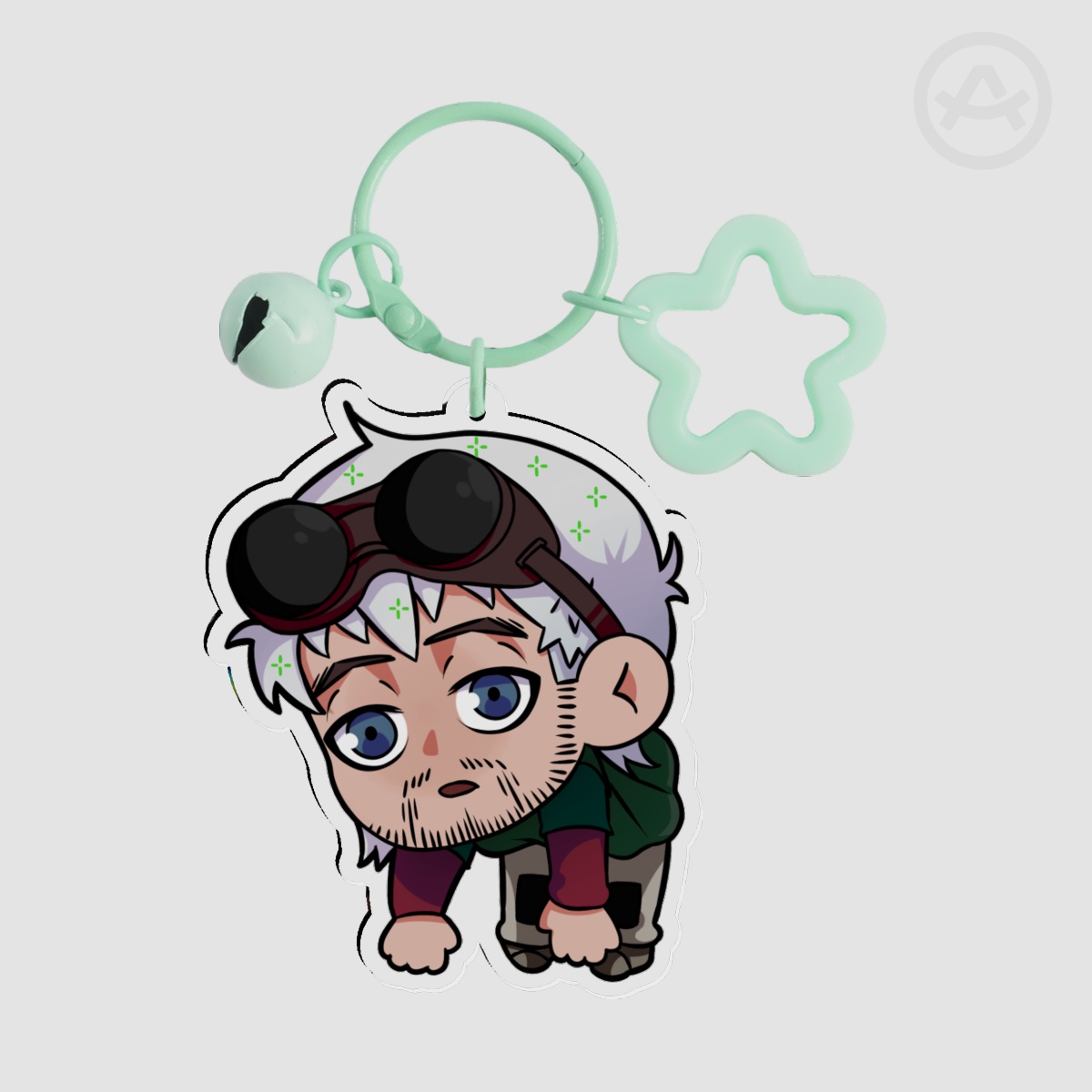 Jack the Welder Clear Acrylic Keychain