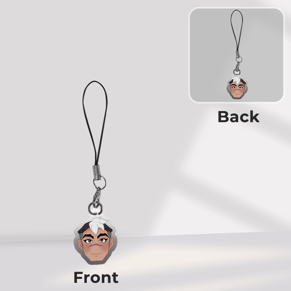 Black Pala Phone Charm