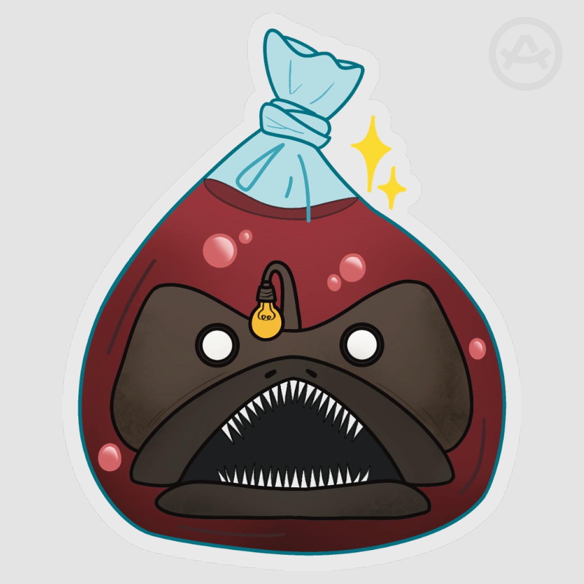 Iron Lung Angler Fish Pet Sticker