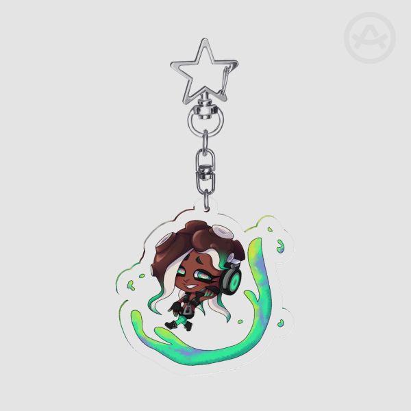 Clear Acrylic Marina Keychains