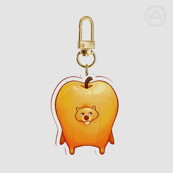 Golden Delicious Bapple Keychain