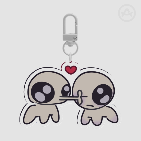Autism creature kiss keychain