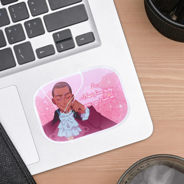 Hamilton | Aaron Burr trust fund baby sticker