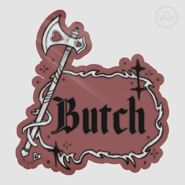 Butch Medieval Sticker