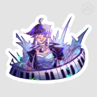 Luna Snow Ryzane Sticker