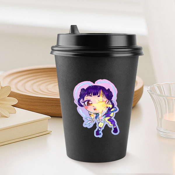 Zoe - Kpop Demon Hunters, Holo Star Sticker
