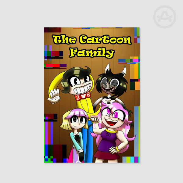 The Cartoon Family Poster