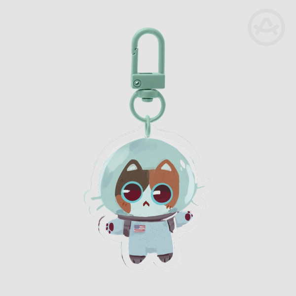 Cosmo Cat Keychain