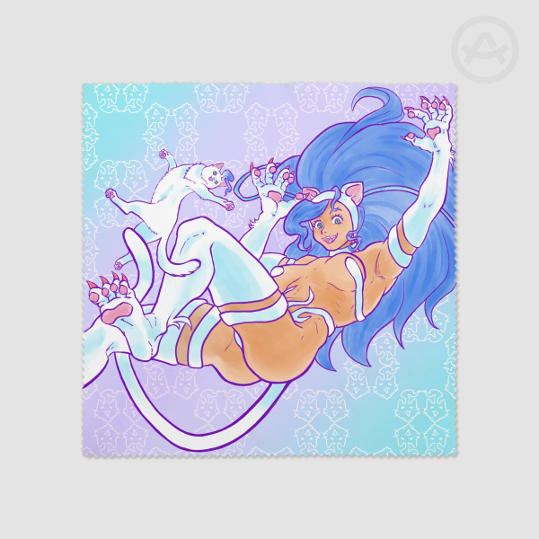 Darkstalkers Felicia Glass Cloth
