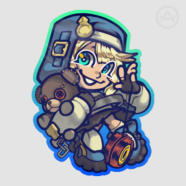 • Guilty Gear • Bridget Glossy Sticker •