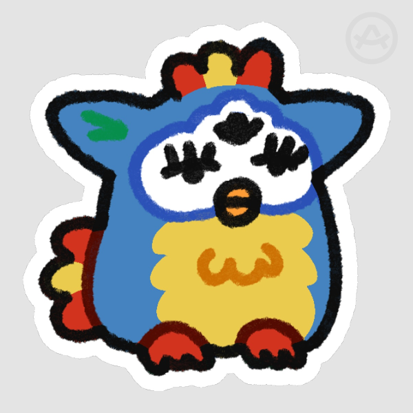 Kid Cuisine Furby Sticker