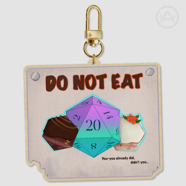 Forbidden snack Wood Keychains