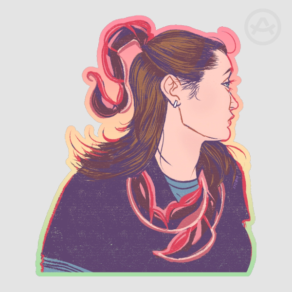 "Scorpio Trinity" Die Cut Sticker