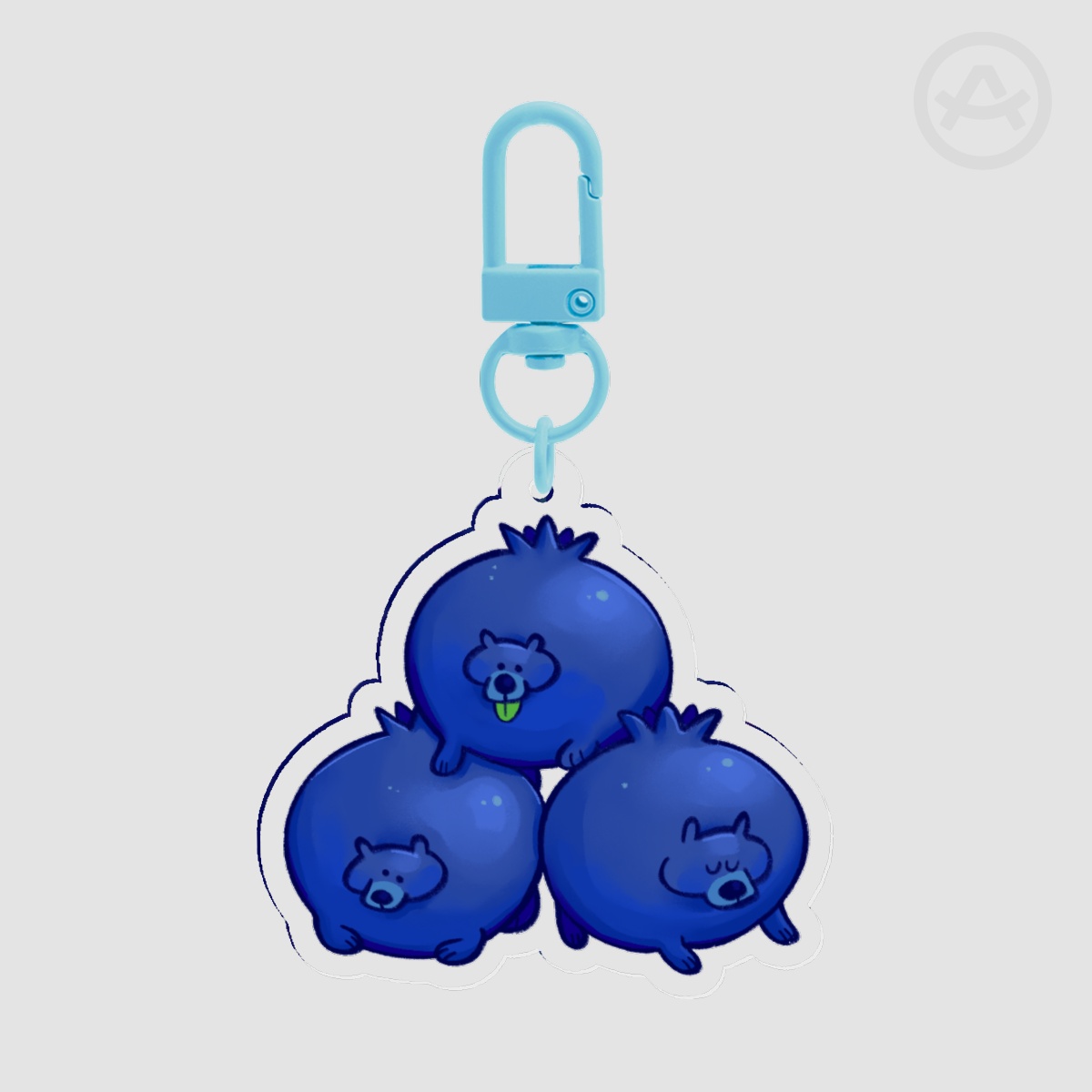 Bluebearries Keychain