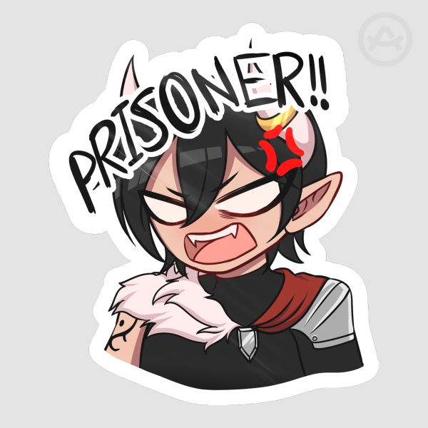 My Inner Demons Asch "PRISONER!!" Sticker