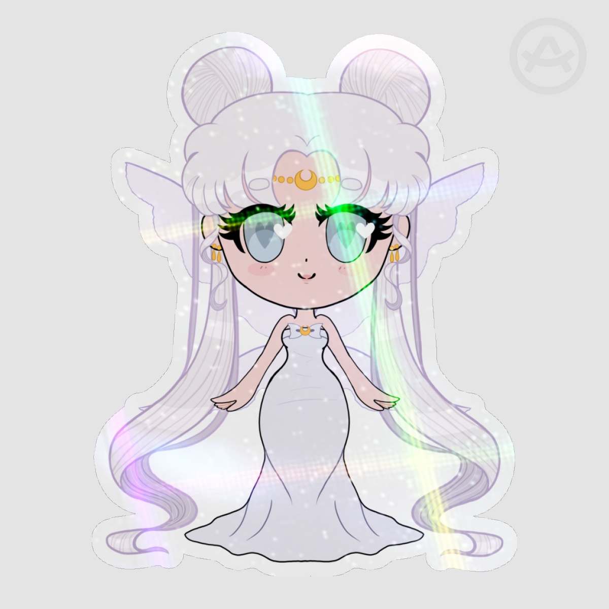 SM - Chibi Queen Serenity Holo Sticker