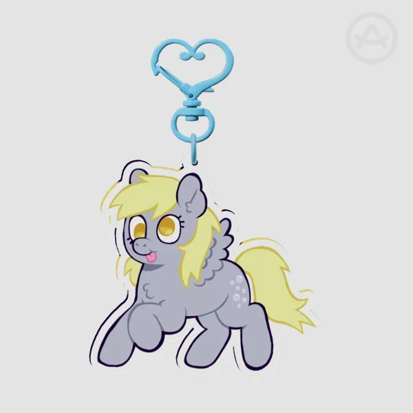 derpy hooves keychain.