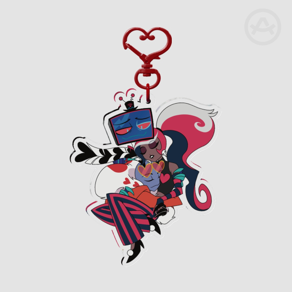 Vees Snuggle Pile Keychain