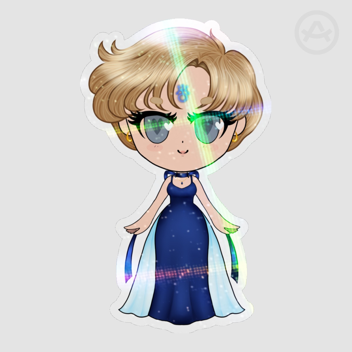 SM - Chibi Princess Uranus Holo Sticker