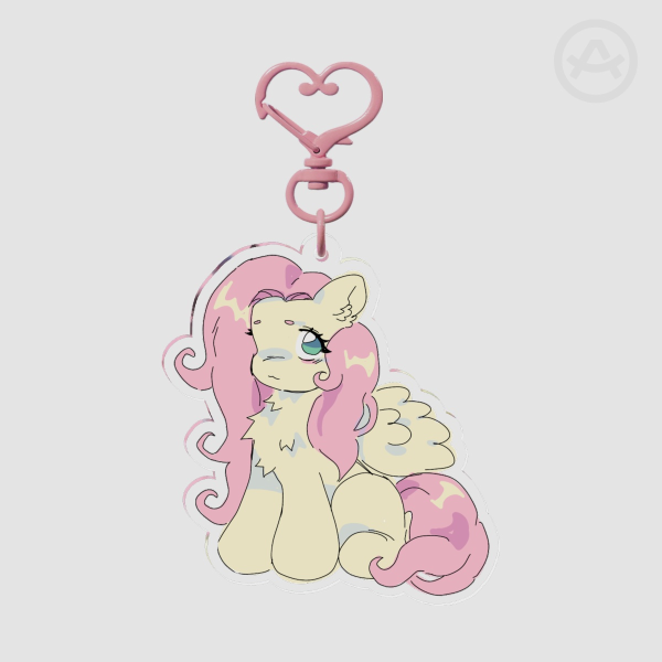 Fluttershy Keychain