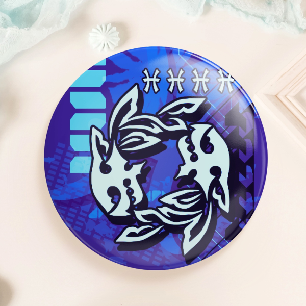 TWEWY ZODIAC PIN - Pisces