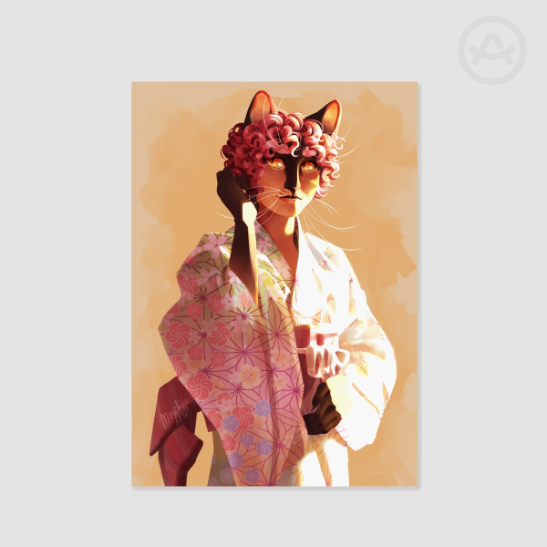 Kawaii~Chan/Nana Ashida Golden Kimono Painting