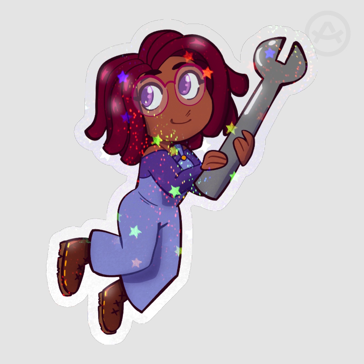 ⋆☆ Maru - Glitter Sticker - Stardew Valley ☆⋆