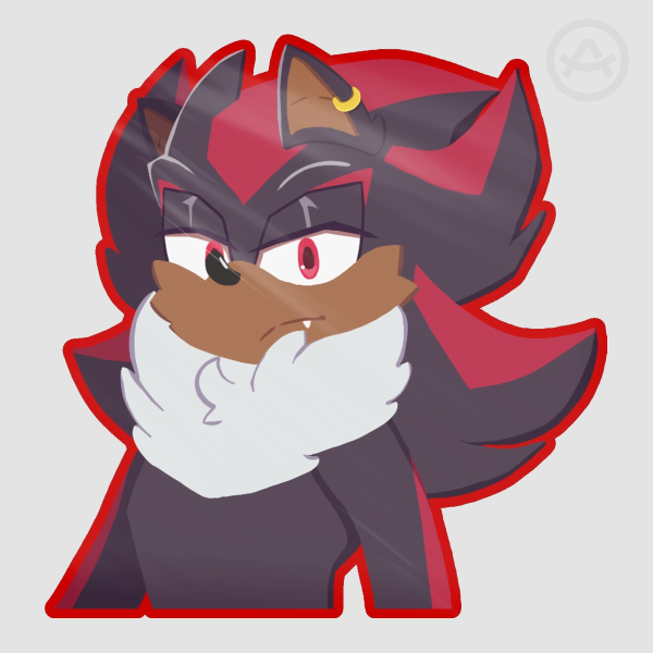 Shadow the Hedgehog Sticker