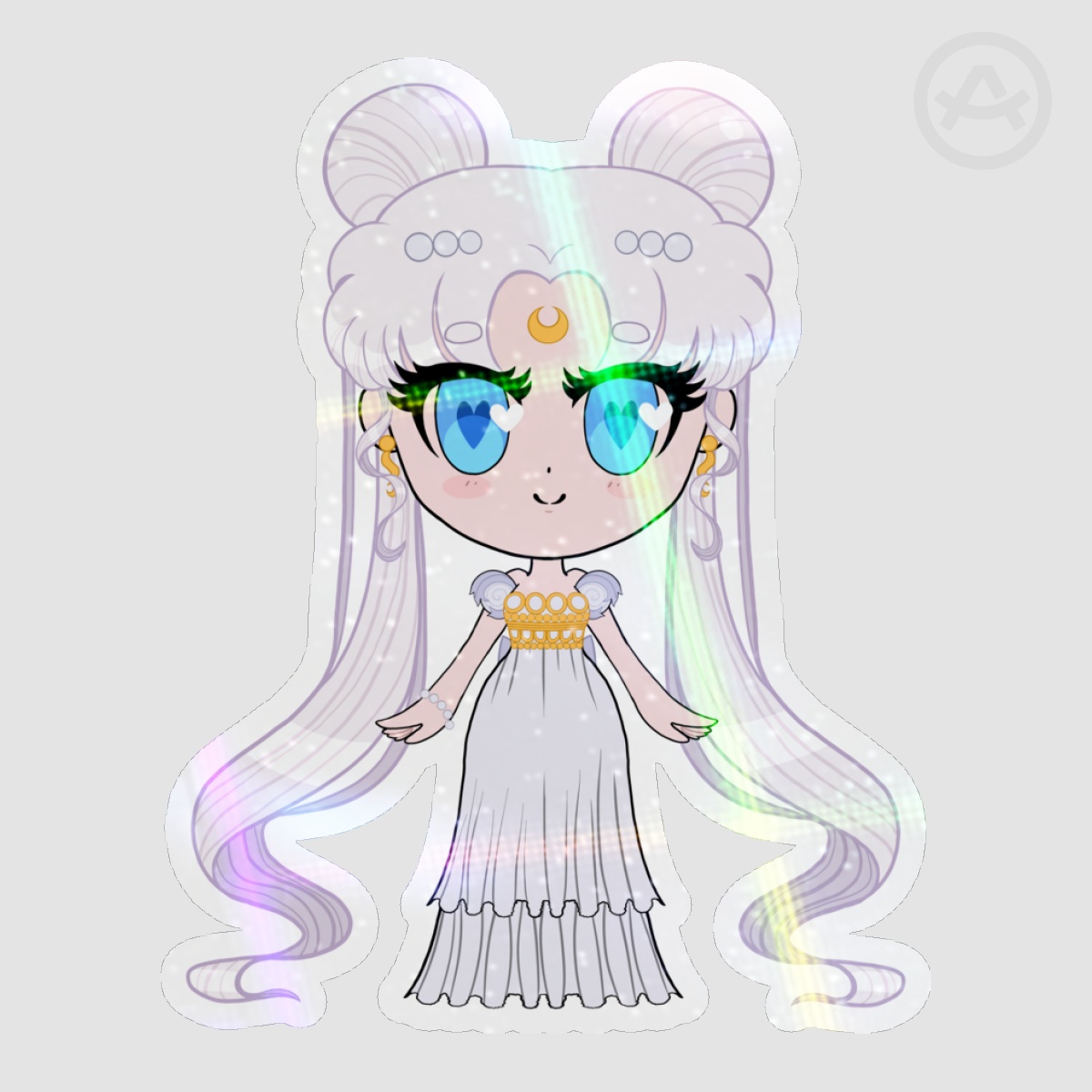 SM - Chibi Princess Serenity (Manga) Holo Sticker