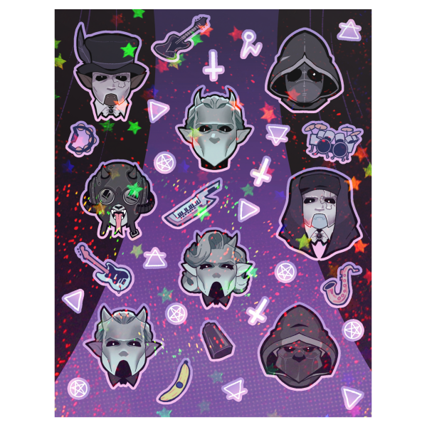 Ghouls Sticker Sheet