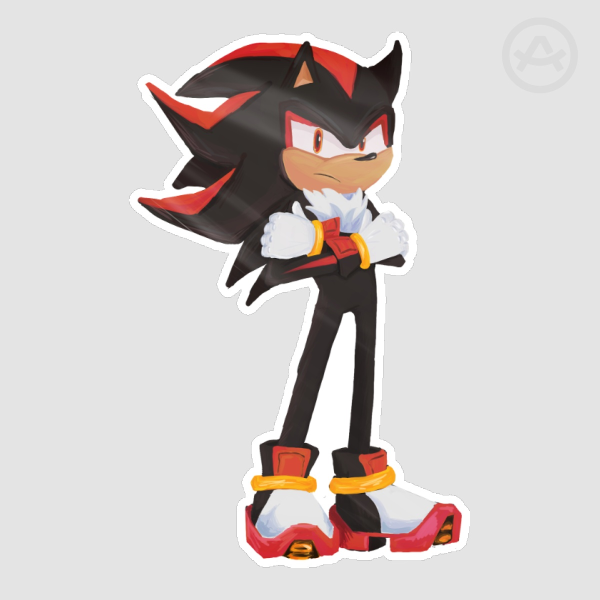 Shadow the Hedgehog ♥ Die Cut Sticker