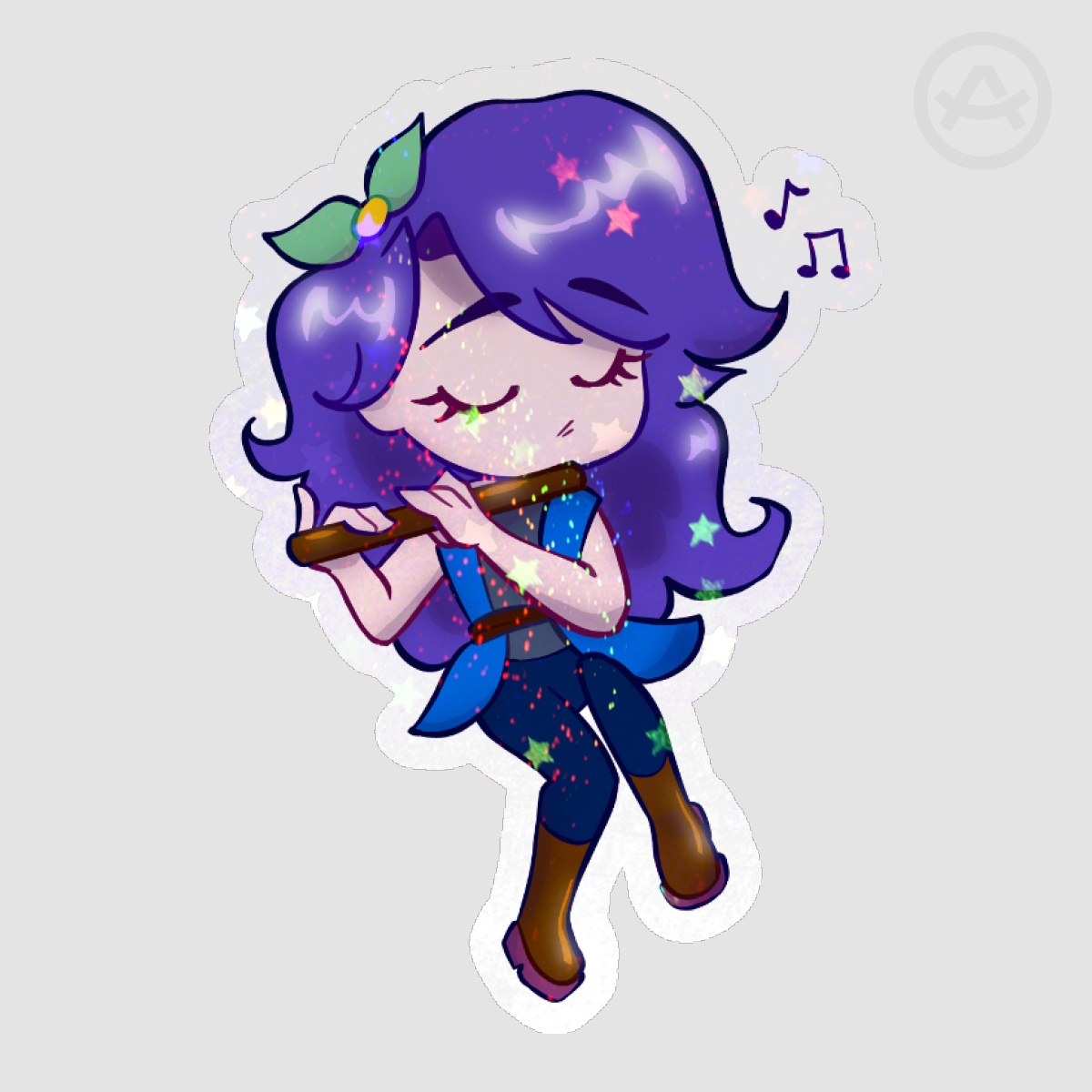 ⋆☆ Abigail - Glitter Sticker - Stardew Valley ☆⋆