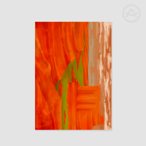 Canyon Landscape Poster