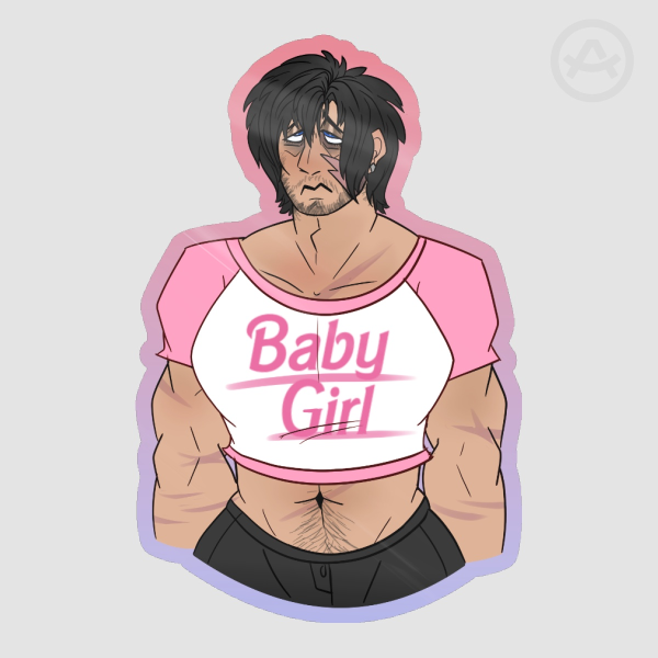 Clive Rosfield Babygirl Sticker