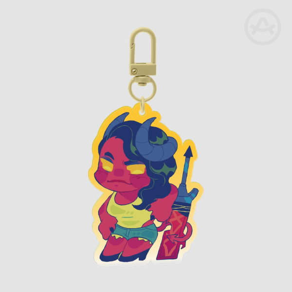 (Dispatch) Malevola Gradient Keychain