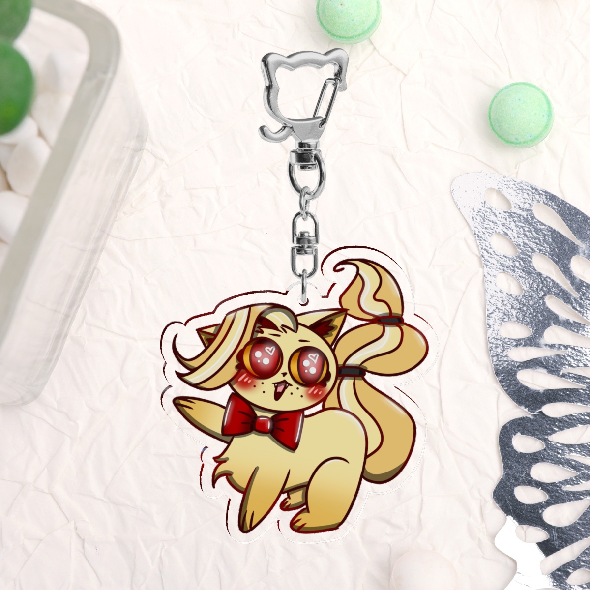 Charlie Kitten Keychain