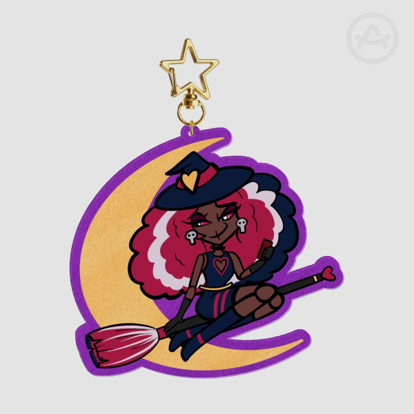 Velvette that #witch keychain