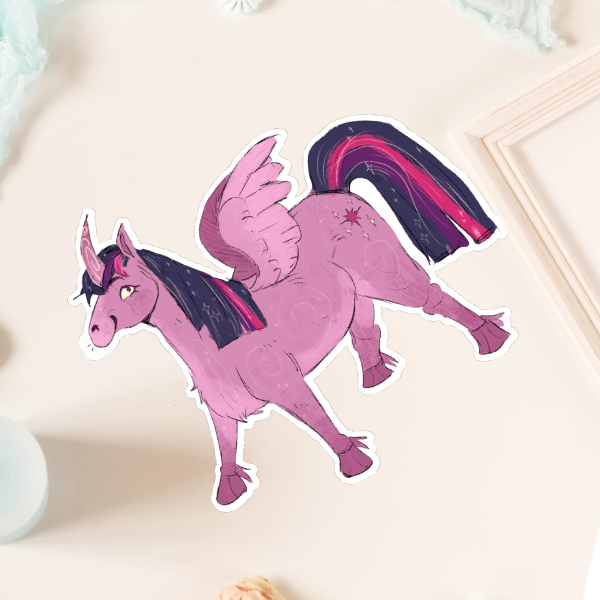 Twilight Sparkle Unicorn Sticker