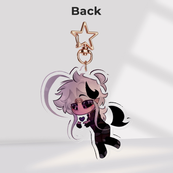 Lix Clear Acrylic Keychain