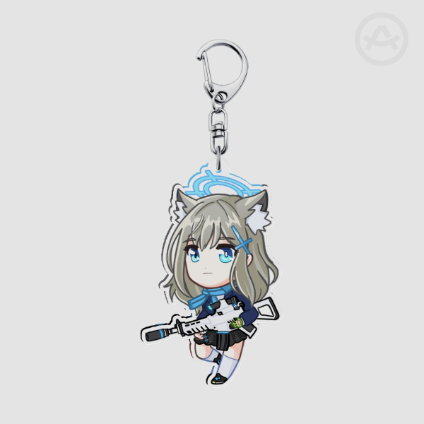 Blue Archive Shiroko Chibi Keychain