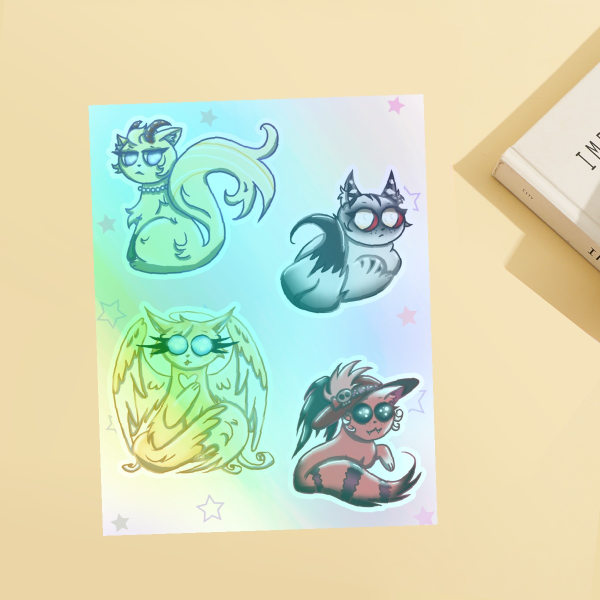 Hazkittens Stickers: Mother Figures