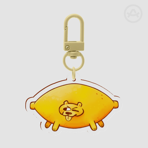 Lemonbear Keychain