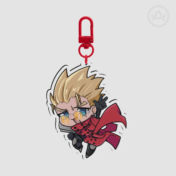 Vash the Stampede Clear Acrylic Keychain!