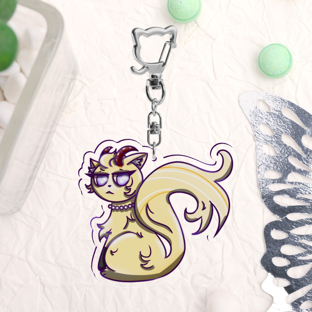 Lilith Kitten Keychain