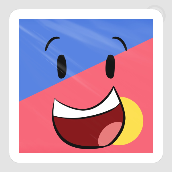 BFDI Sticker Die Cut Sticker